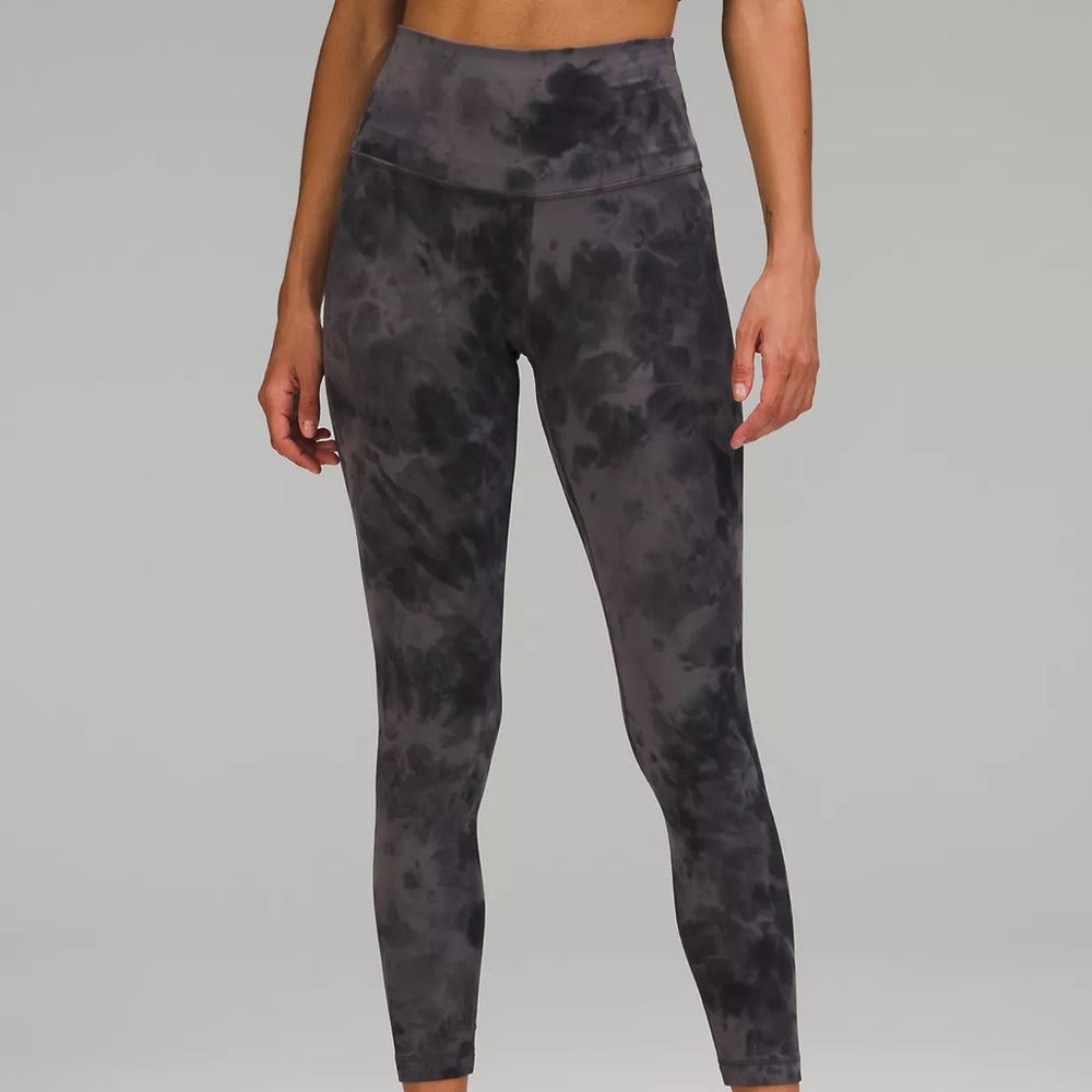 Align high rise pant 4 diamond dye pitch grey graphite grey lululemon